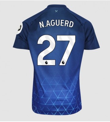West Ham United Nayef Aguerd #27 Tredje trøje 2023-24 Kort ærmer